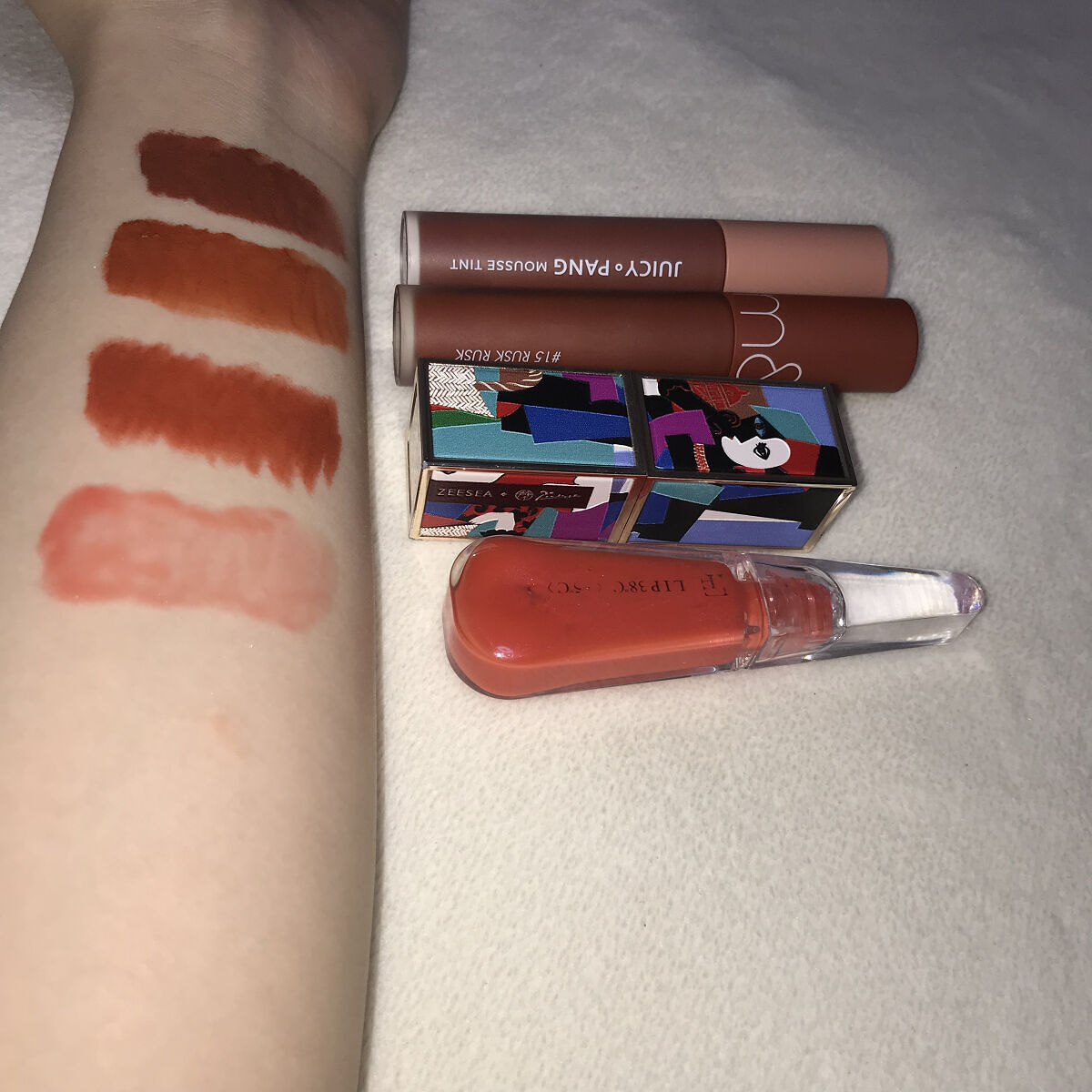 ピカソベルベットマットリップスティック #905 自由な魂/ZEESEA/口紅を使ったクチコミ（2枚目）
