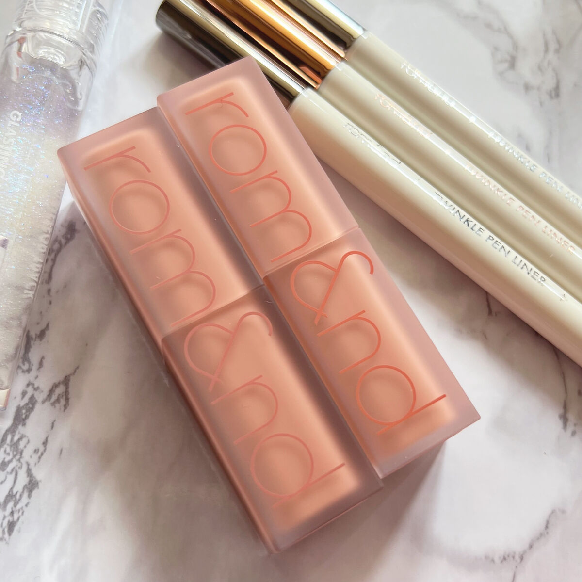 ゼロマットリップスティック/rom&nd/口紅を使ったクチコミ（3枚目）