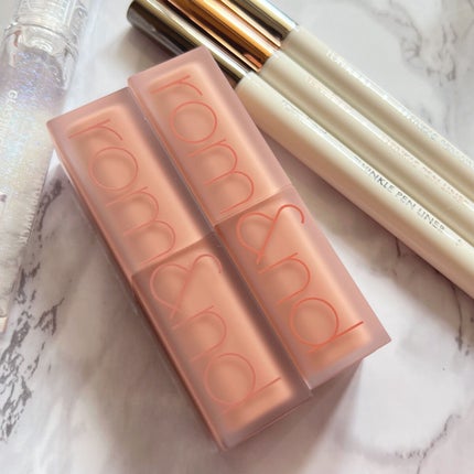 グラスティングウォーターグロス/rom&nd/リップグロスを使ったクチコミ(4枚目)