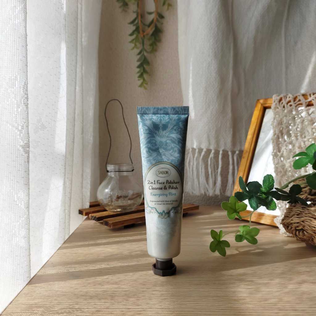 フェイスポリッシャー リフレッシング（ミント）/SABON/スクラブ・ゴマージュを使ったクチコミ（3枚目）