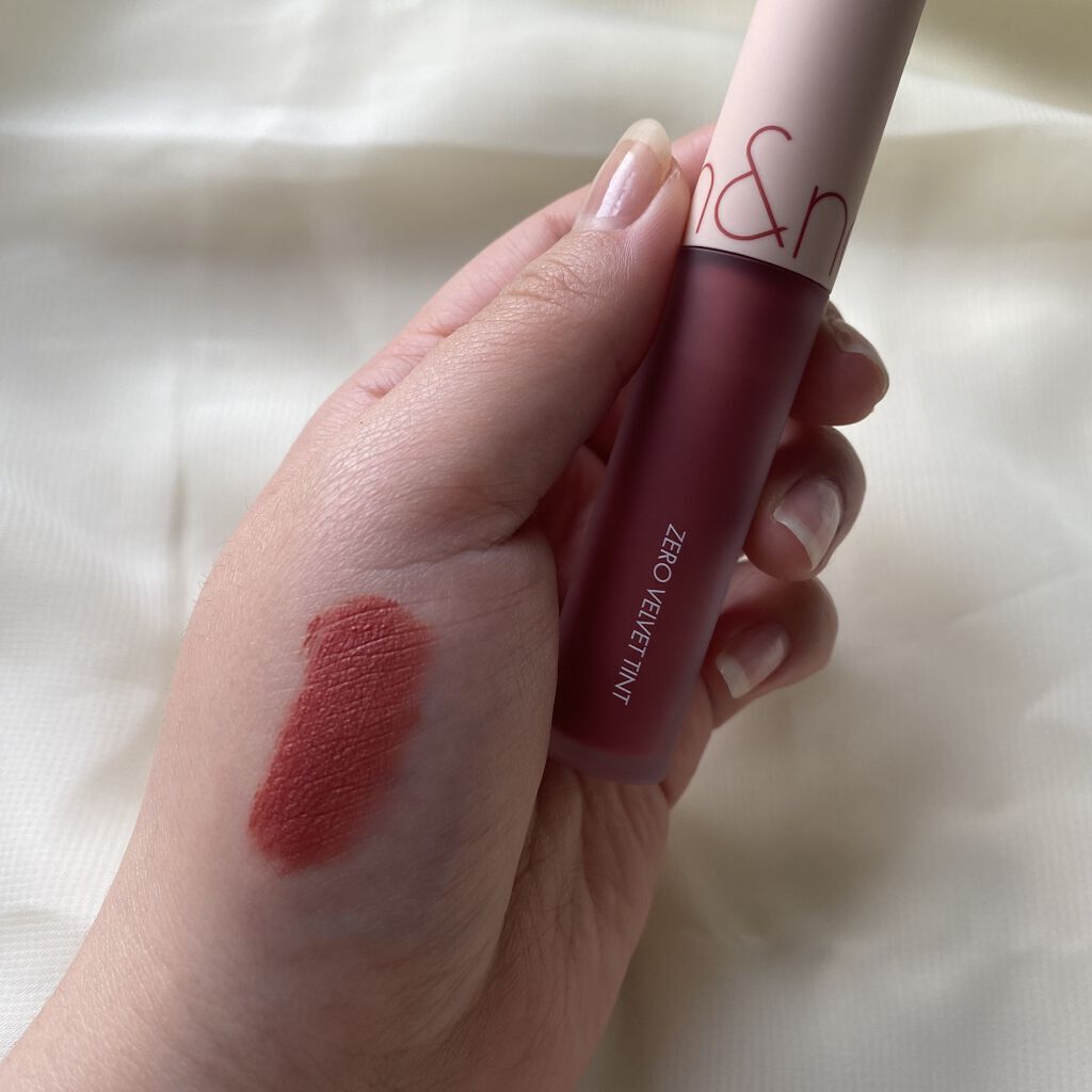 ゼロベルベットティント/rom&nd/リップティントを使ったクチコミ（2枚目）