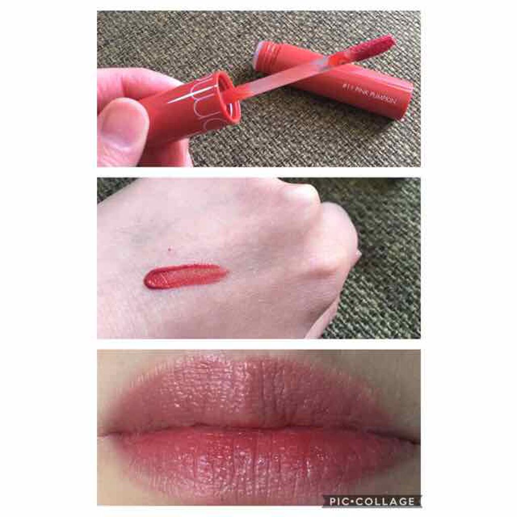 ジューシーラスティングティント/rom&nd/リップティントを使ったクチコミ(1枚目)