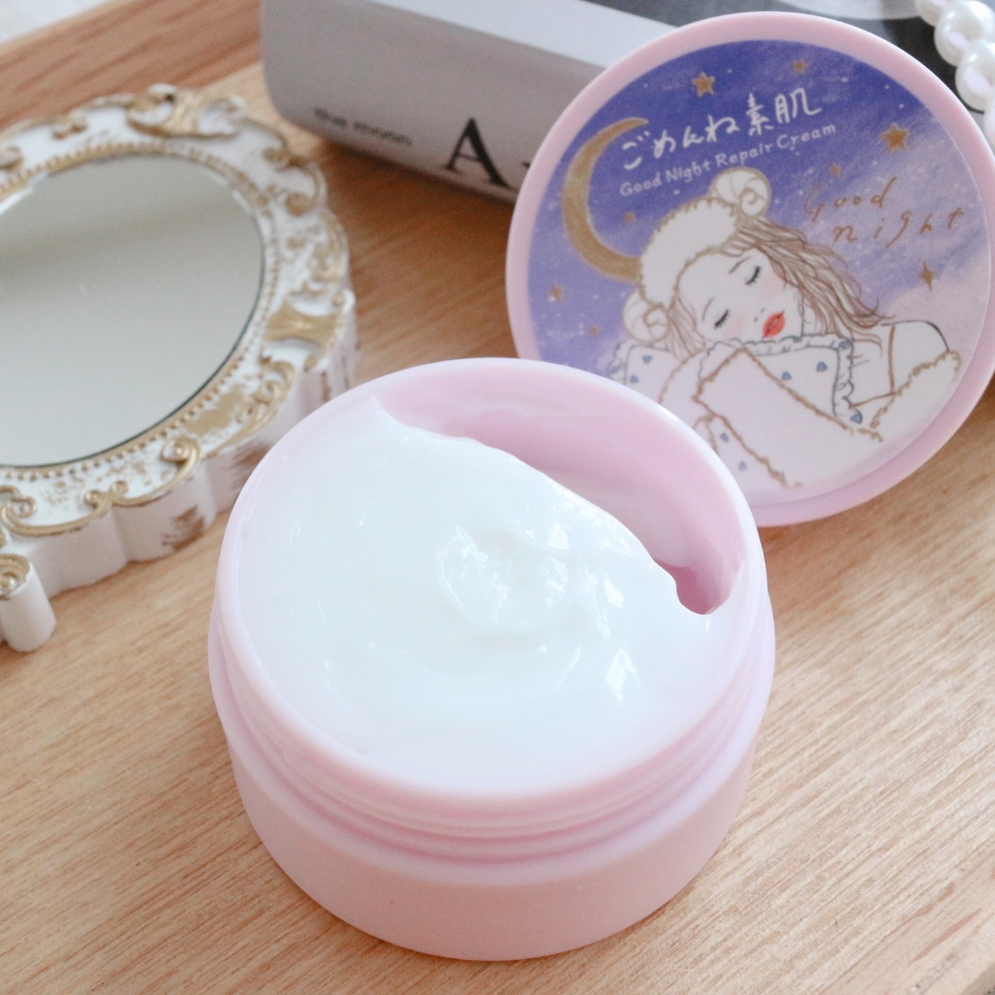 クリアターン ごめんね素肌 おやすみリペアクリーム/クリアターン/フェイスクリームを使ったクチコミ（3枚目）