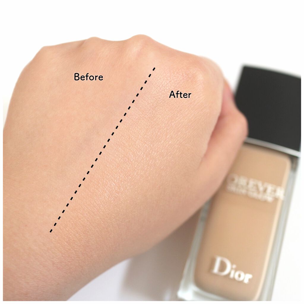 ディオールスキン フォーエヴァー フルイド グロウ/Dior/リキッドファンデーションを使ったクチコミ（3枚目）