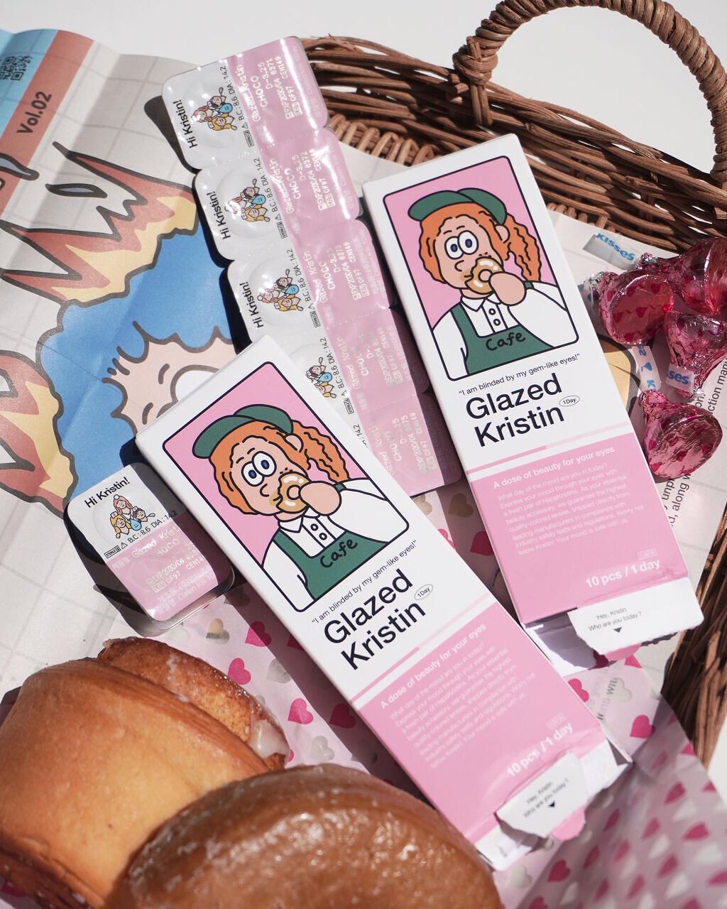 Glazed Krirtin/Hapa kristin/カラーコンタクトレンズを使ったクチコミ(3枚目)