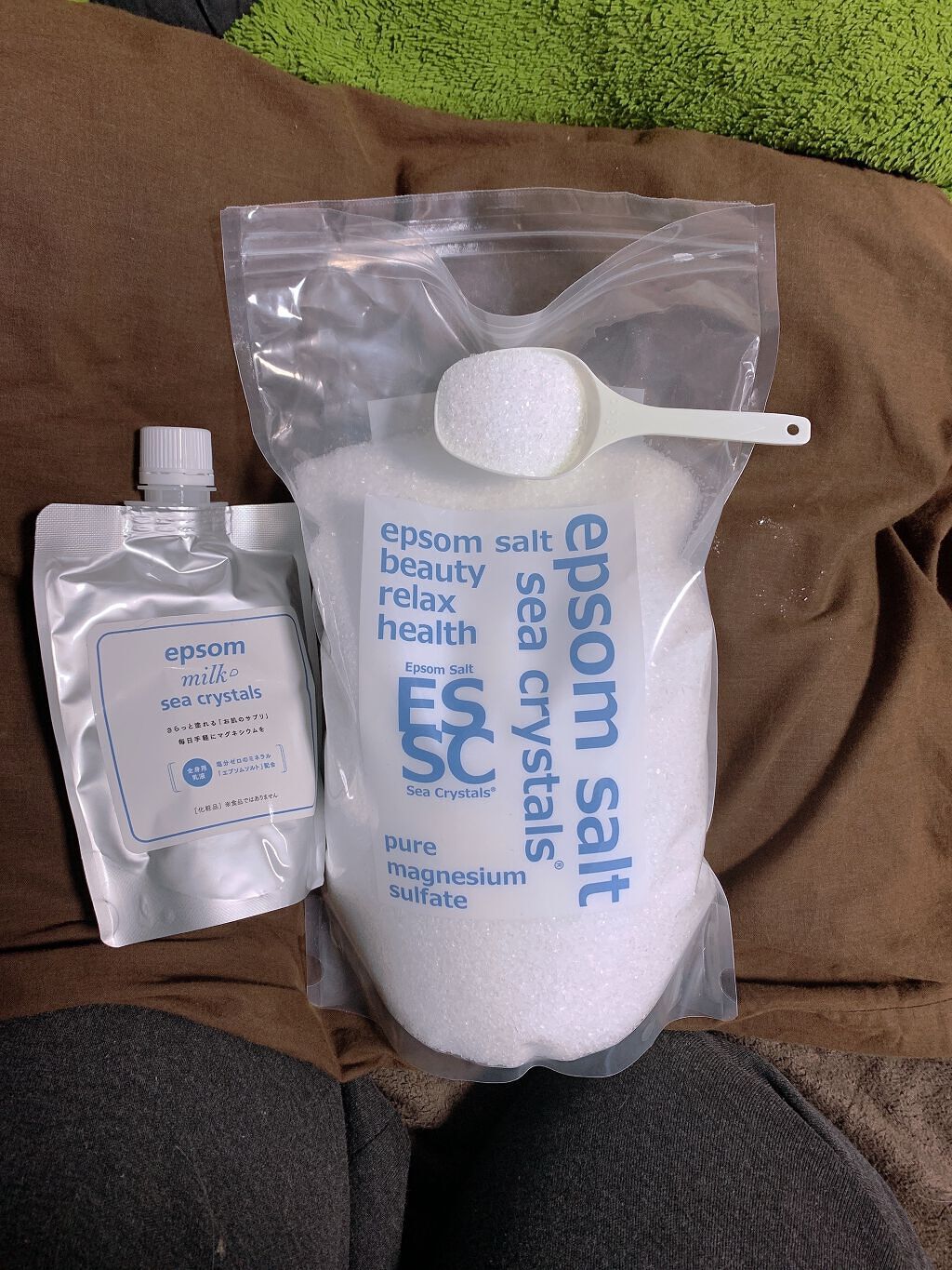 シークリスタルス エプソムソルト オリジナル/sea crystals/無機塩系入浴剤を使ったクチコミ（1枚目）