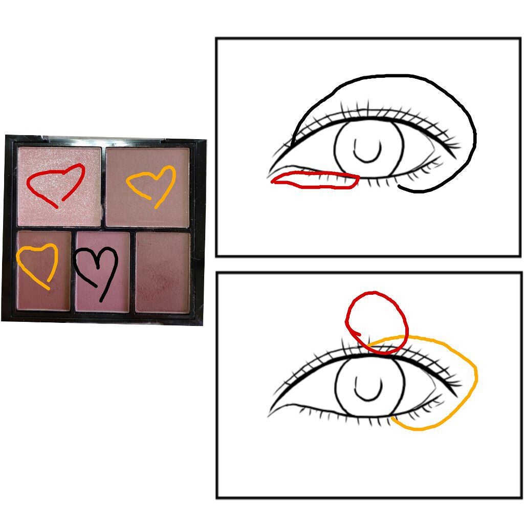 マルチアイパレット/U R GLAM/アイシャドウパレットを使ったクチコミ(2枚目)