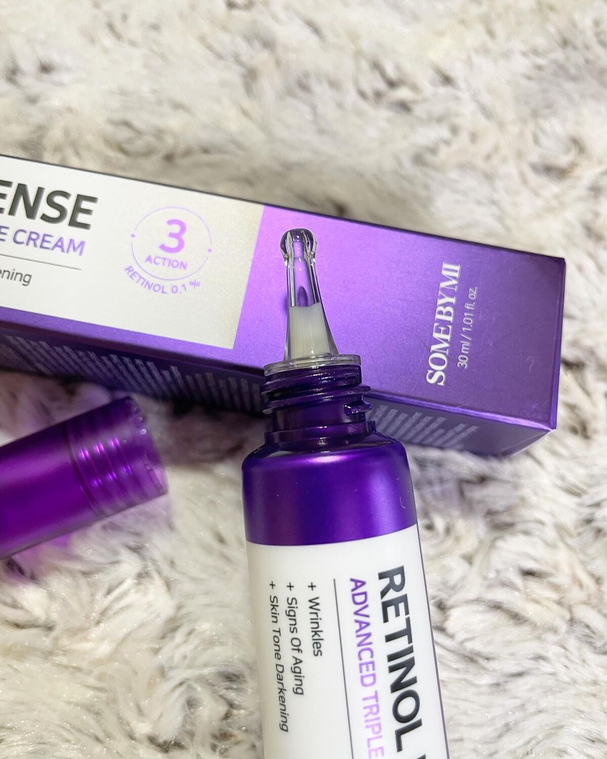 レチノールインテンシブ アドバンスドトリプルアクションアイクリーム/SOME BY MI/アイケア・アイクリームを使ったクチコミ（2枚目）