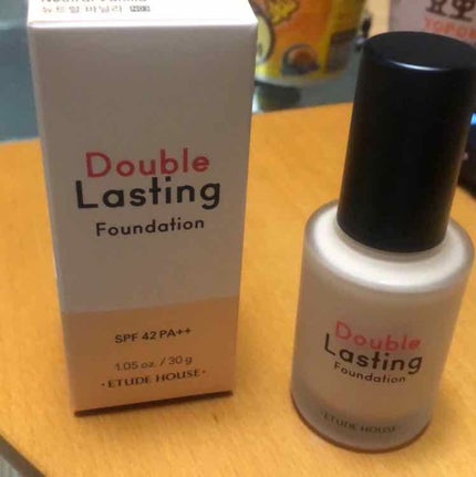 ダブルラスティング ファンデーション/ETUDE/リキッドファンデーションを使ったクチコミ(1枚目)