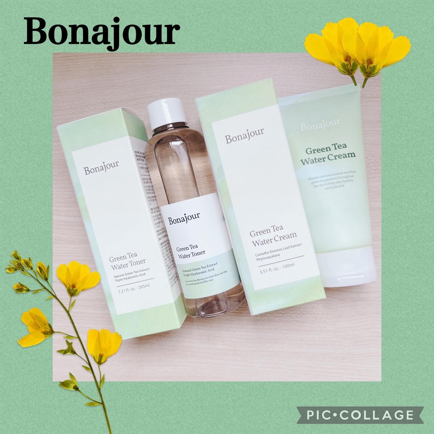 グリーンティーウォーターボム/Bonajour/フェイスクリームを使ったクチコミ（1枚目）