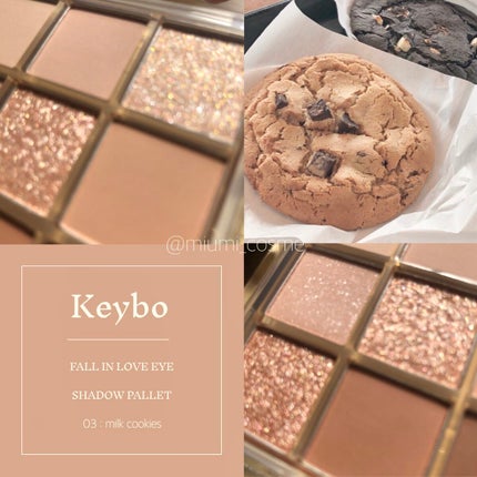 KEYBO FALL IN LOVE SHADOW PALETTE/keybo/アイシャドウパレットを使ったクチコミ(1枚目)
