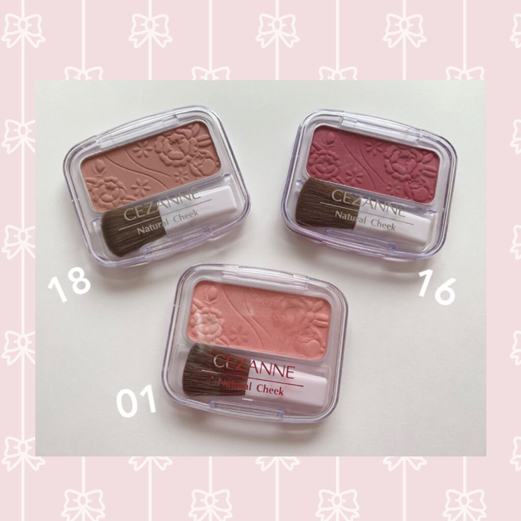 ナチュラル チークN/CEZANNE/パウダーチークを使ったクチコミ(2枚目)