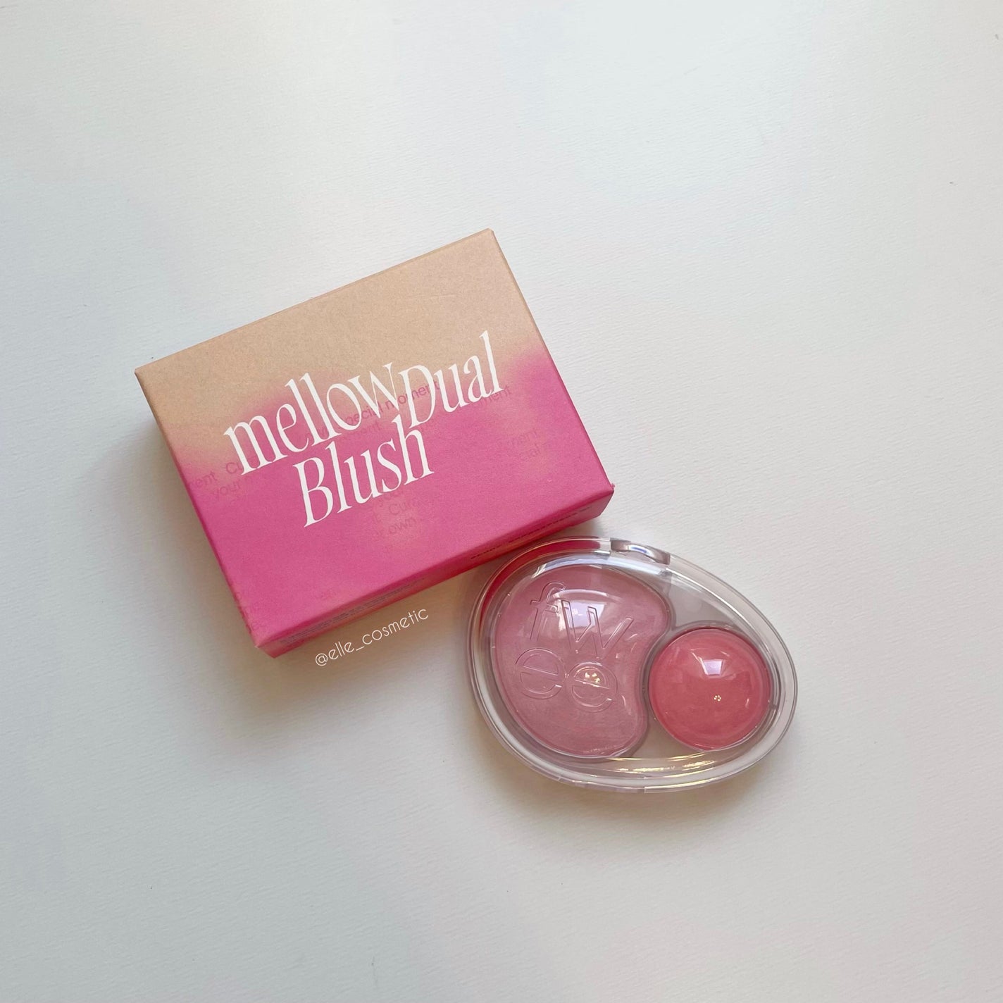 デュアルチークメロウ/fwee/ジェル・クリームチークを使ったクチコミ(1枚目)