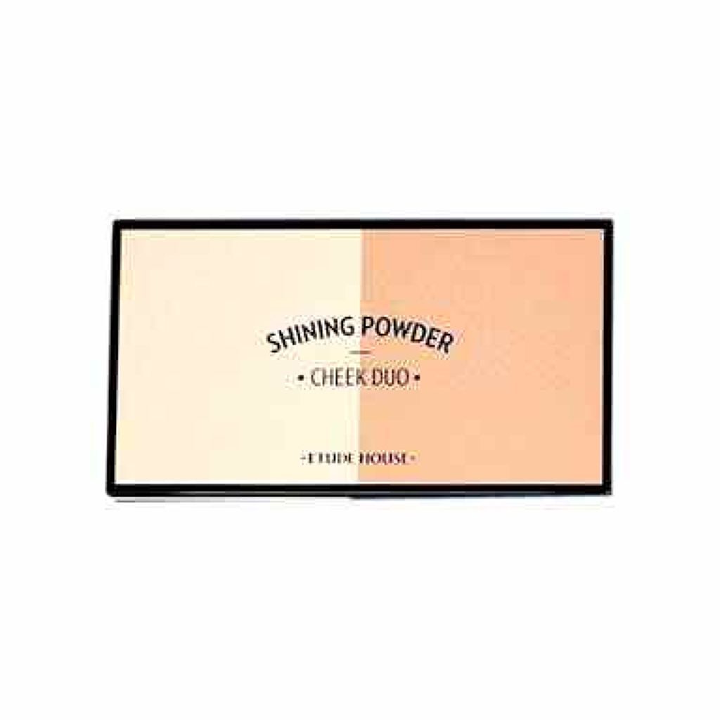 シャイニングパウダーチークデュオ/ETUDE/パウダーチークを使ったクチコミ（2枚目）