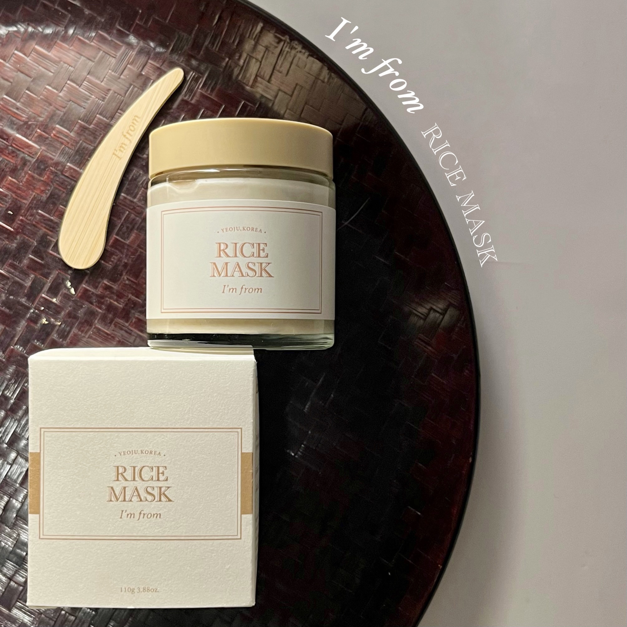 RICE MASK/I'm from/洗い流すパック・マスクを使ったクチコミ（2枚目）
