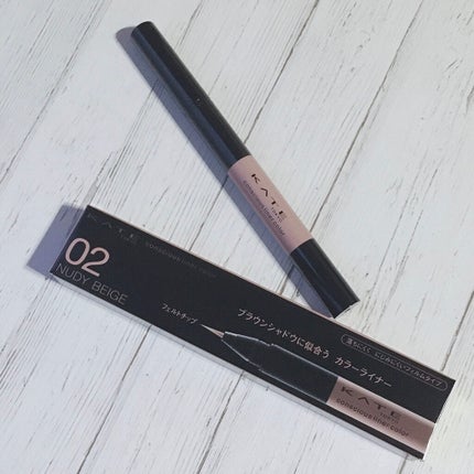 コンシャスライナーカラー/KATE/リキッドアイライナーを使ったクチコミ(5枚目)