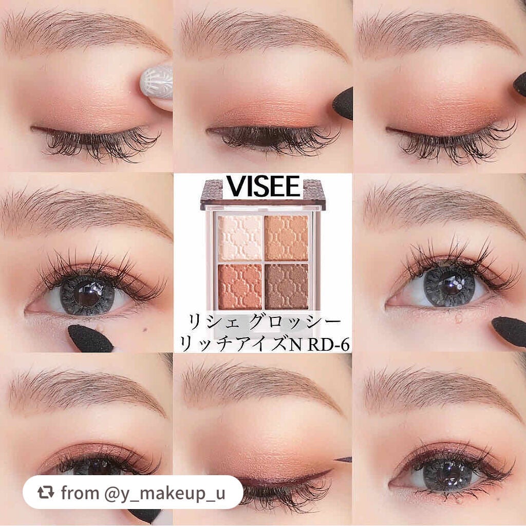 グロッシーリッチ アイズ N/Visée/アイシャドウパレットを使ったクチコミ(1枚目)