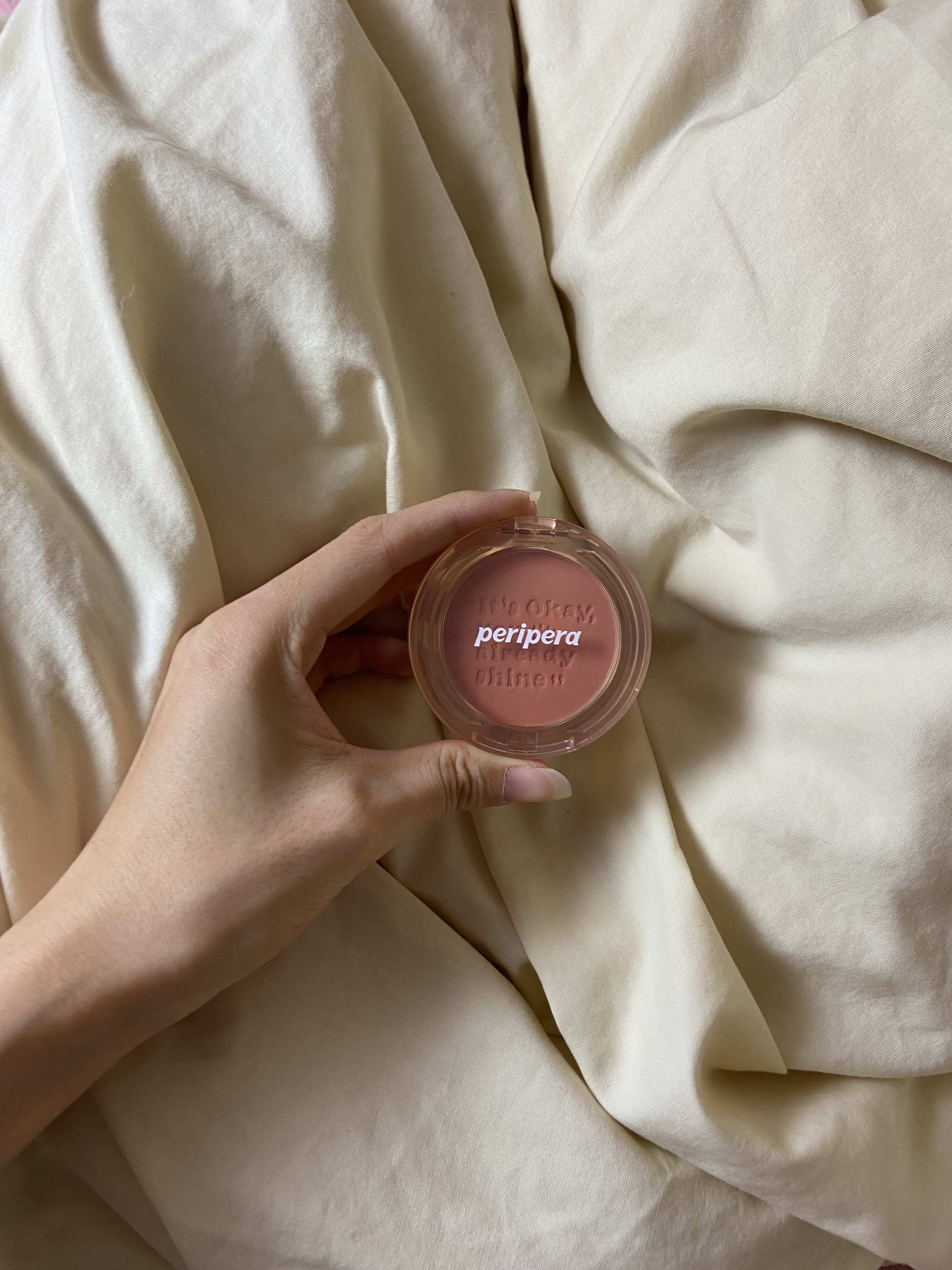 ピュア ブラッシュド サンシャイン チーク 02 ミルクティー気分（MILKTEA CORAL）/PERIPERA/パウダーチークを使ったクチコミ（1枚目）