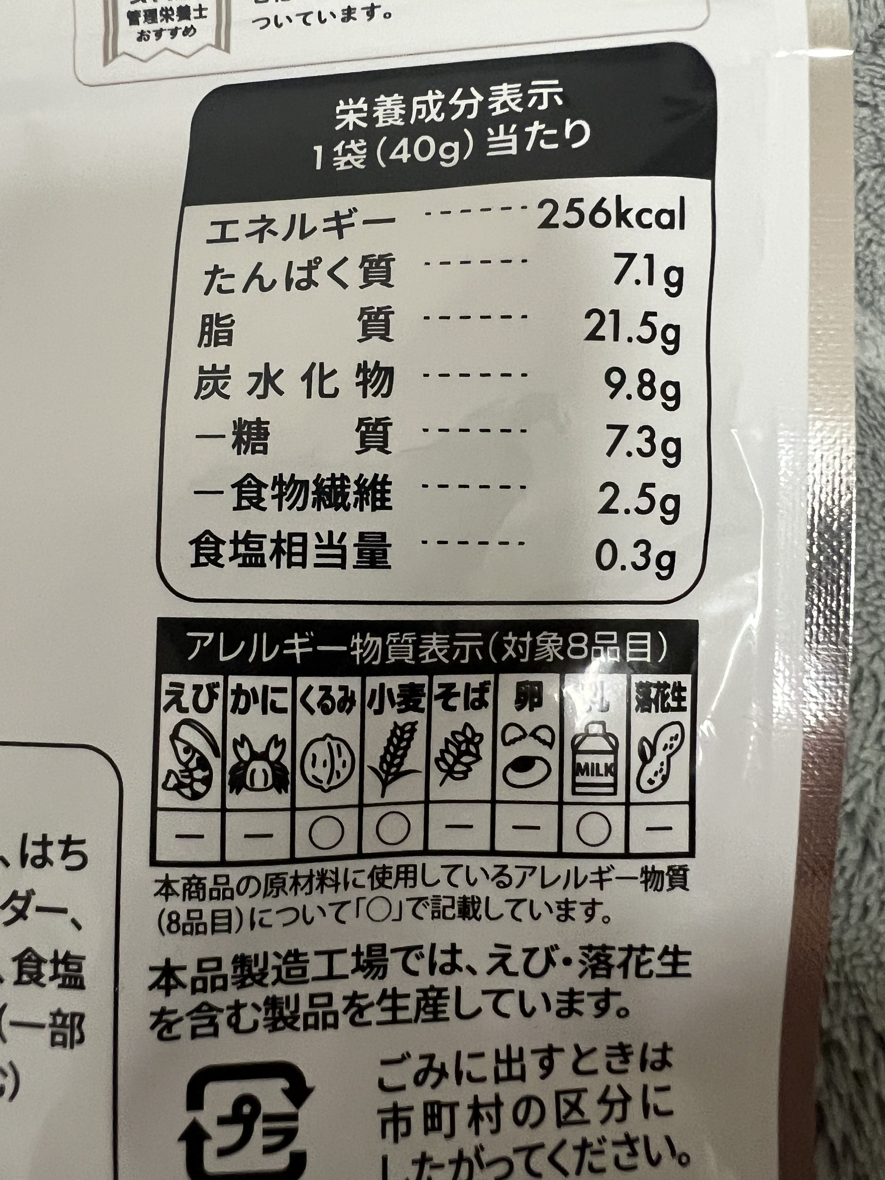 黒糖ナッツ&ナッツ / アーモンド・クルミ/ナチュラルローソン/食品を使ったクチコミ（3枚目）