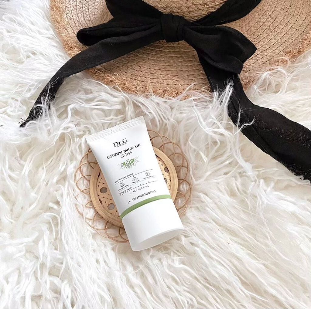 グリーンマイルドアップサンプラス/Dr.G/日焼け止めクリームを使ったクチコミ（1枚目）