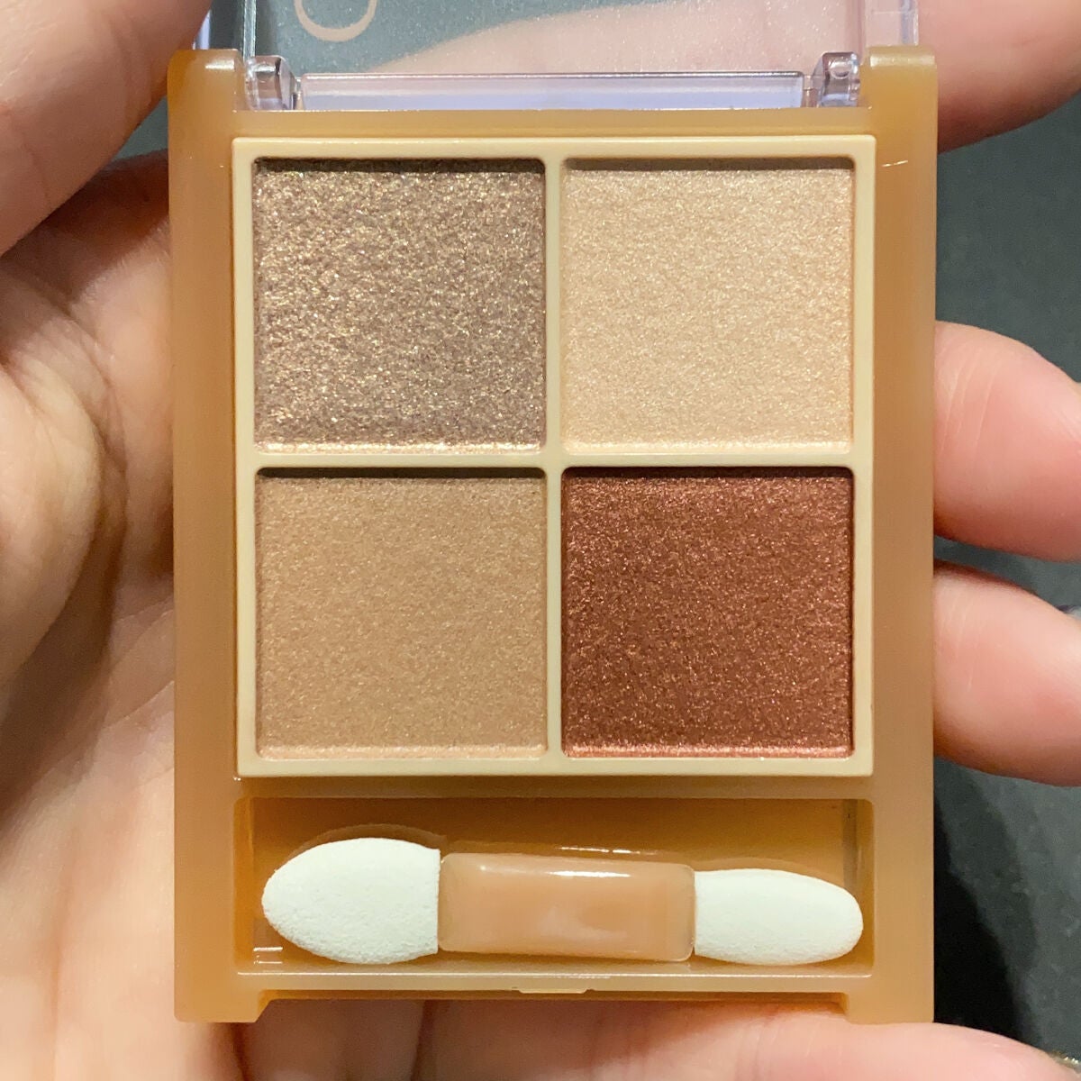 ベージュトーンアイシャドウ/CEZANNE/アイシャドウパレットを使ったクチコミ(2枚目)