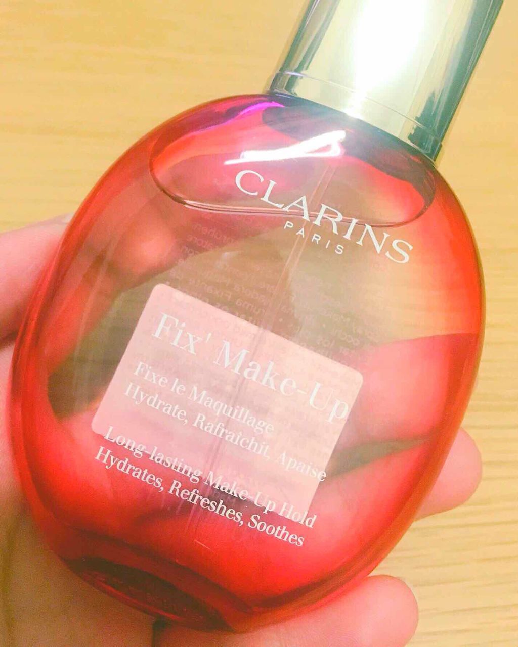 フィックス メイクアップ/CLARINS/ミスト状化粧水を使ったクチコミ（1枚目）