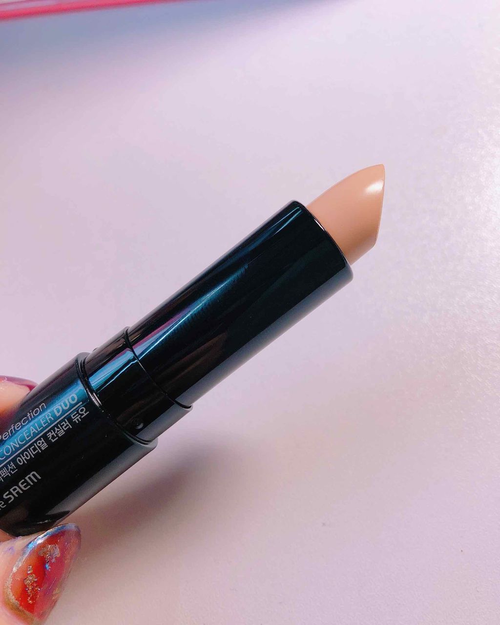 カバーパーフェクション チップコンシーラー/the SAEM/リキッドコンシーラーを使ったクチコミ(3枚目)