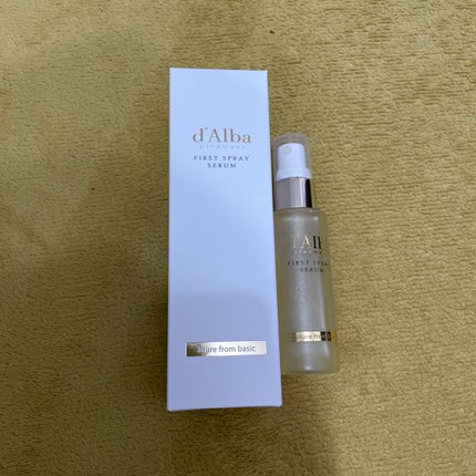 ダルバ ホワイトトリュフファーストスプレーセラム/ダルバ/ミスト状化粧水を使ったクチコミ(1枚目)