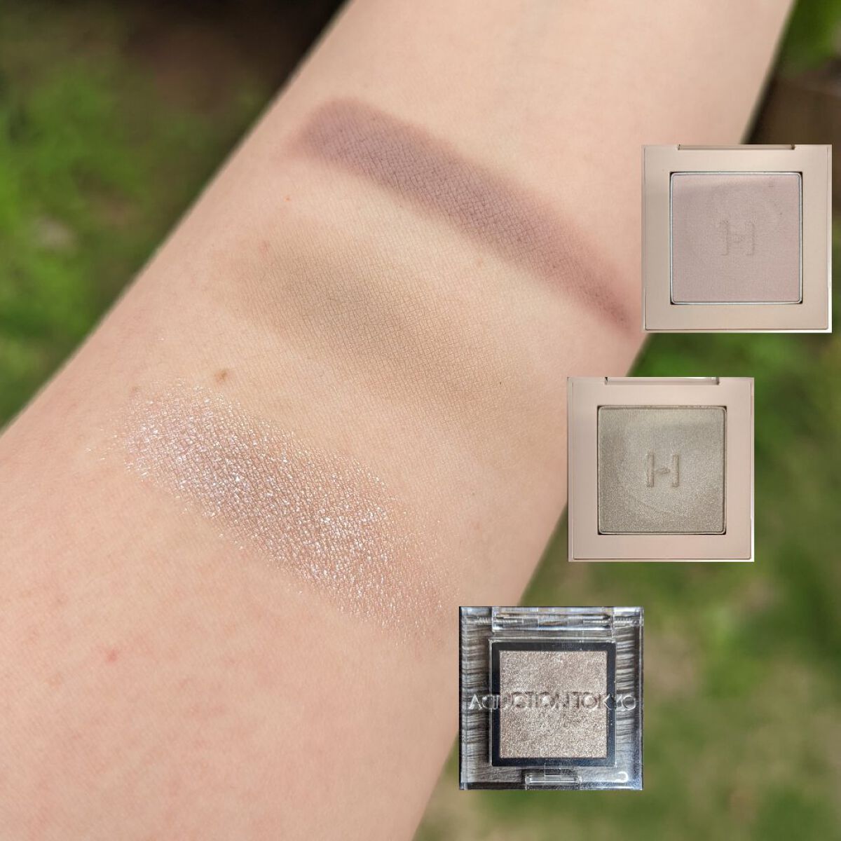 ニューデップスアイシャドウ SH002 ミューズオーバー/hince/単色アイシャドウを使ったクチコミ（2枚目）