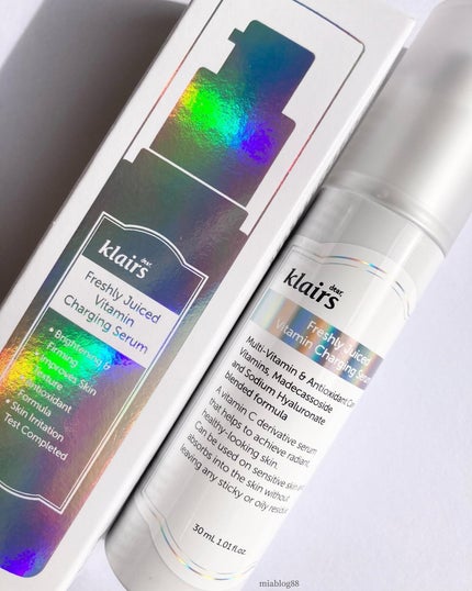 フレッシュリージュースドビタミンチャージングセラム(30ml)/Klairs/美容液を使ったクチコミ(1枚目)