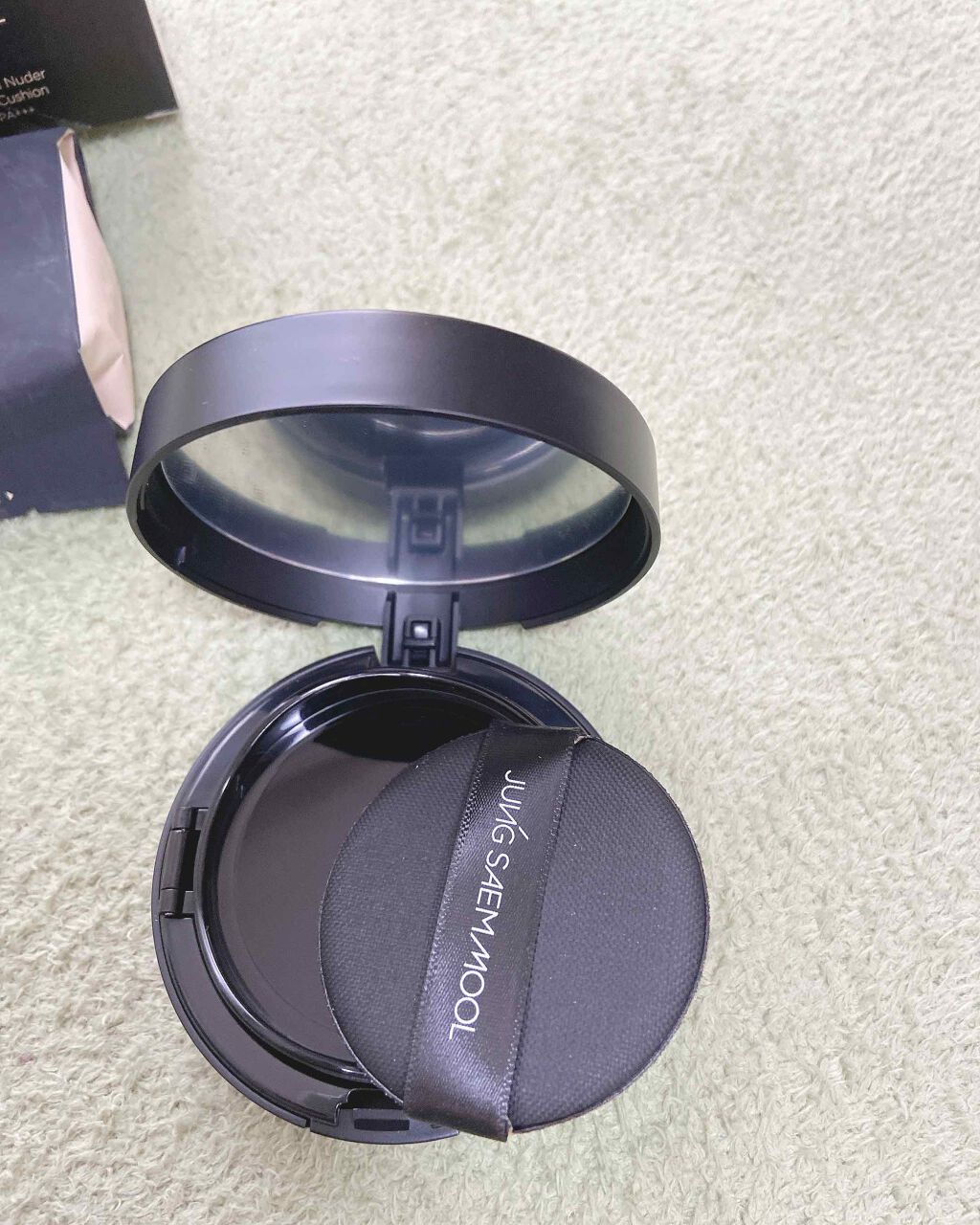 ジョンセンムル スキンヌーダーロングウェアクッション/JUNG SAEM MOOL/クッションファンデーションを使ったクチコミ(2枚目)