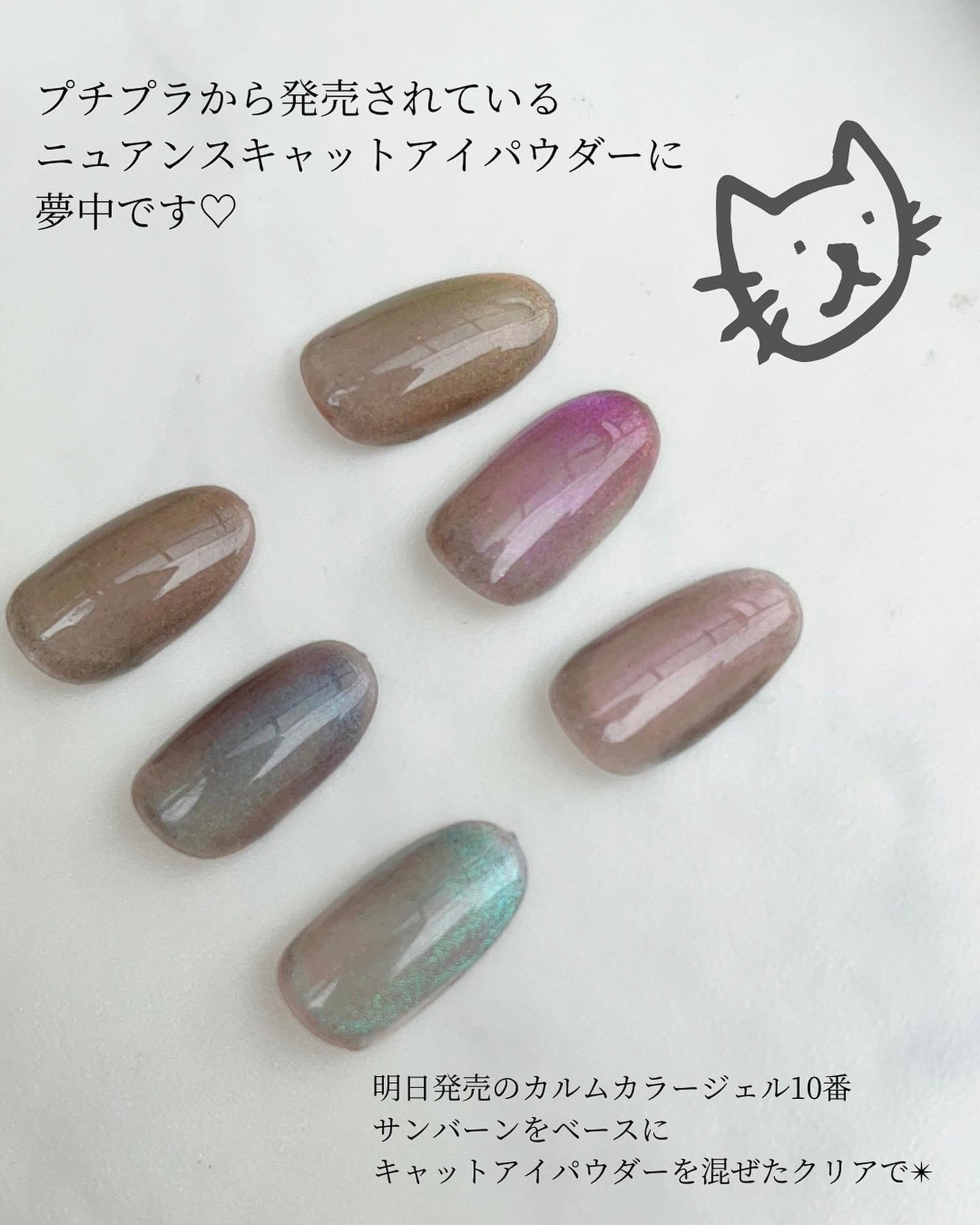 のりちょ🐰自分を労るごほう"美"レシピ on LIPS 「\永遠に楽しめるマグ❤︎ニュアンスキャットアイパウダー🐈/プ..」(2枚目)