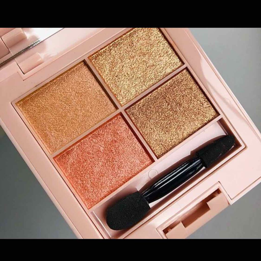 イロアソビ 4色アイパレット/iroasobi/アイシャドウパレットを使ったクチコミ(4枚目)