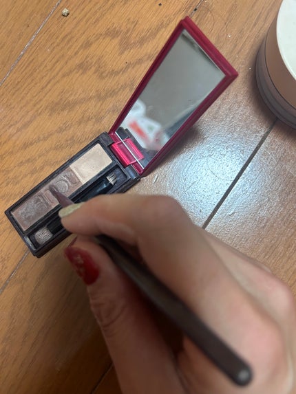 ニュアンスアイブローマスカラ/インテグレート/眉マスカラを使ったクチコミ(4枚目)