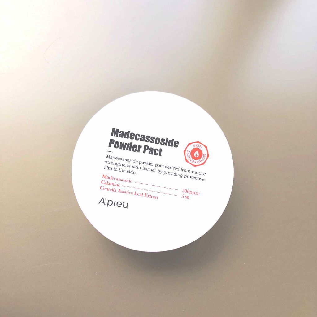 マデカソ パウダーパクト/A’pieu/プレストパウダーを使ったクチコミ(1枚目)