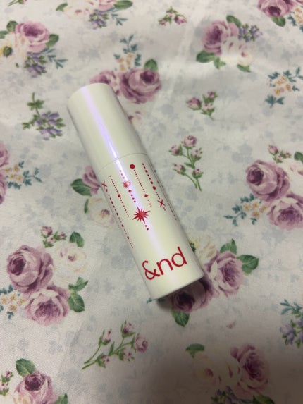 アンドバイロムアンド グラッシーボムティント HL01 RED FLAKE/&nd by rom&nd/リップティントを使ったクチコミ(1枚目)