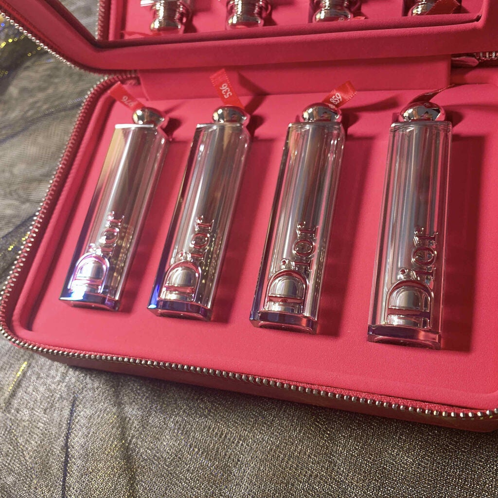 ディオール アディクト ピンク セット(限定品)/Dior/口紅を使ったクチコミ(3枚目)