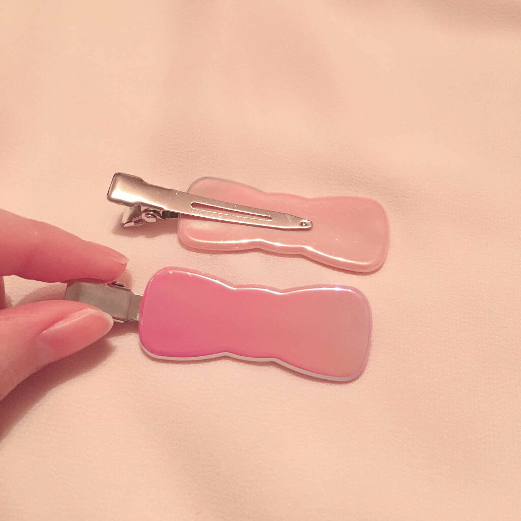 前髪クリップ/3COINS/ヘアアクセサリーを使ったクチコミ（2枚目）