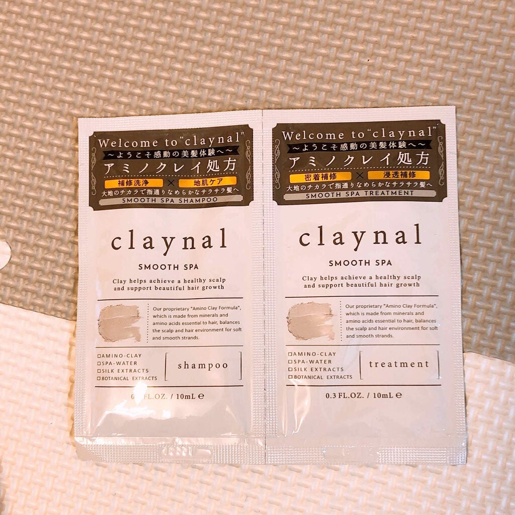 スムーススパ シャンプー/スムーススパ トリートメント/claynal/市販シャンプーを使ったクチコミ(1枚目)
