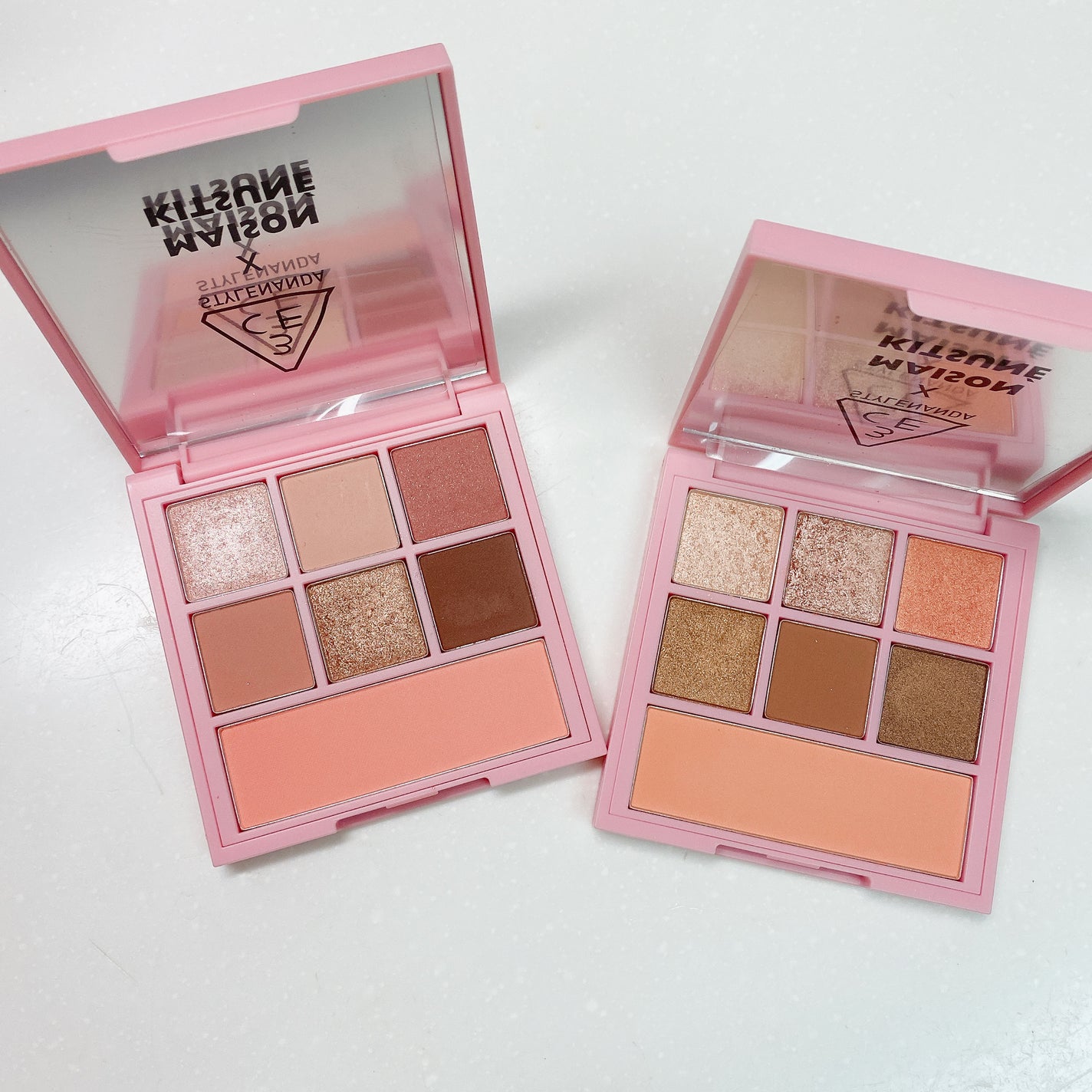 MAISON KITSUNE MULTI COLOR PALETTE/3CE/アイシャドウパレットを使ったクチコミ(2枚目)