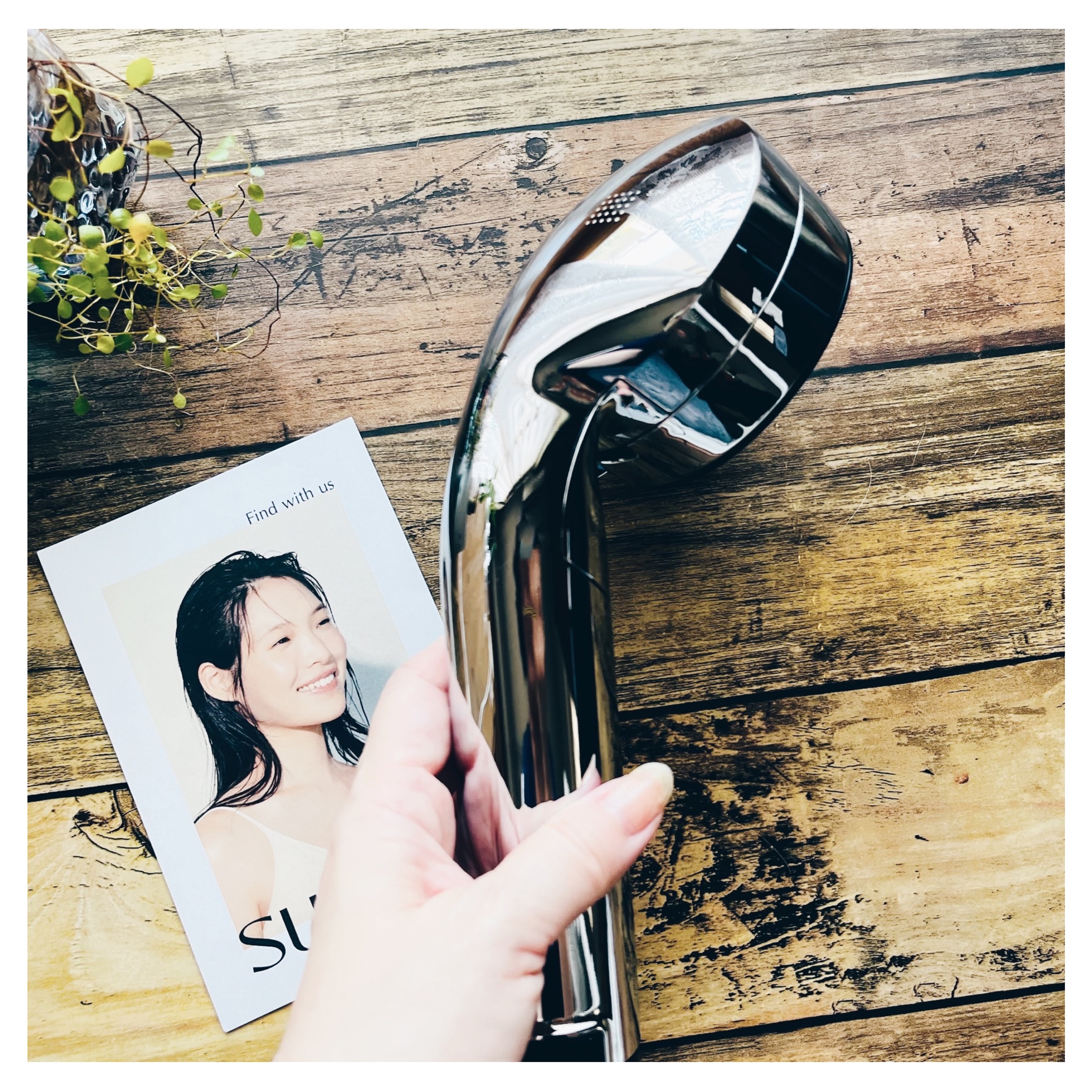 ウルトラファインバブル 浄水ミストシャワーヘッド/suin/ボディグッズを使ったクチコミ（3枚目）