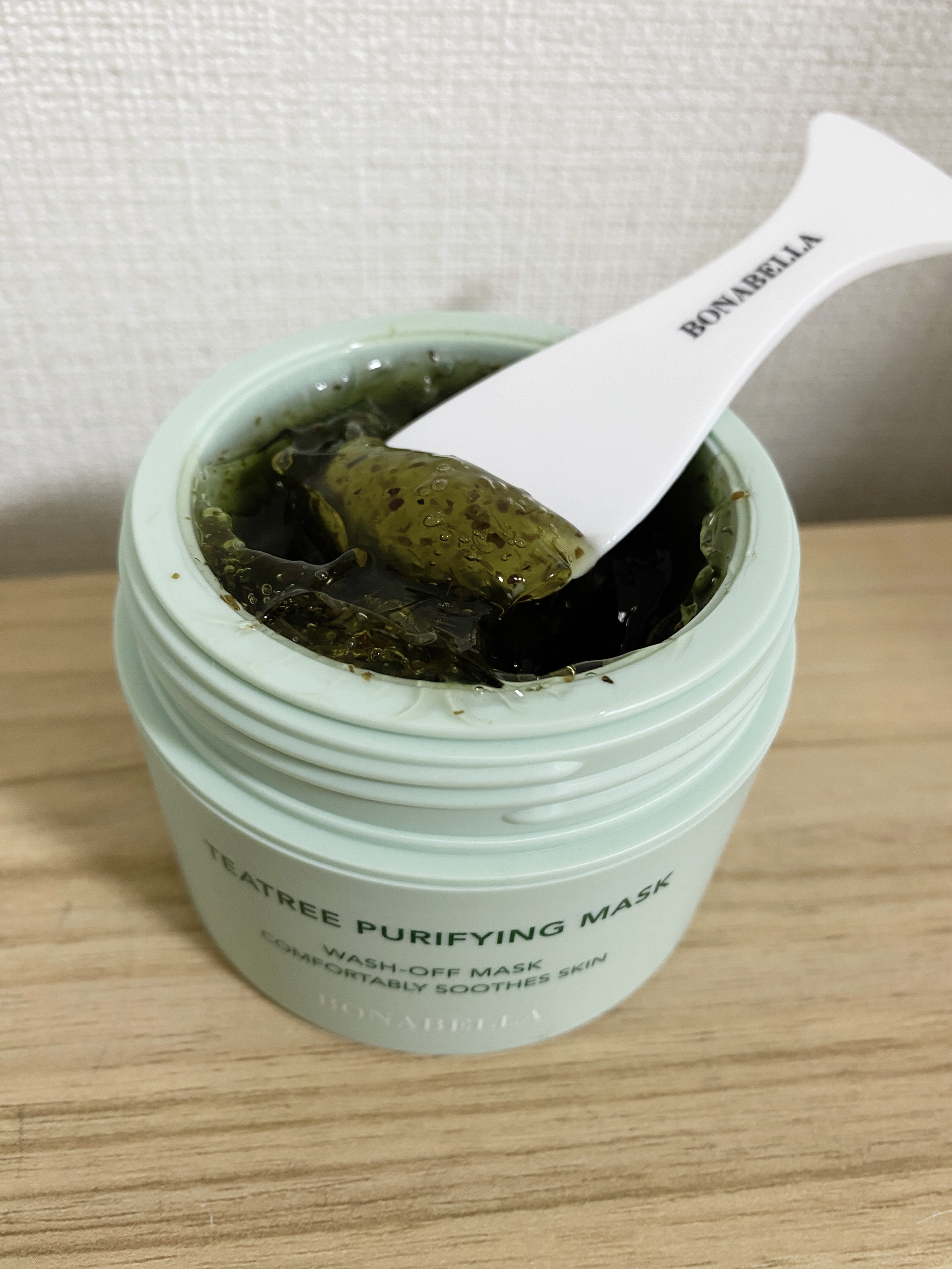 ティーツリーピュリファイングマスク/BONABELLA/洗い流すパック・マスクを使ったクチコミ（2枚目）
