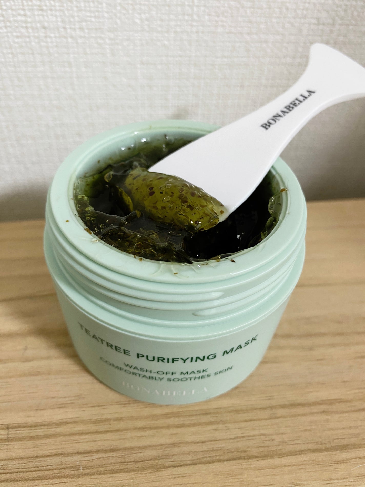 ティーツリーピュリファイングマスク/BONABELLA/洗い流すパック・マスクを使ったクチコミ(2枚目)