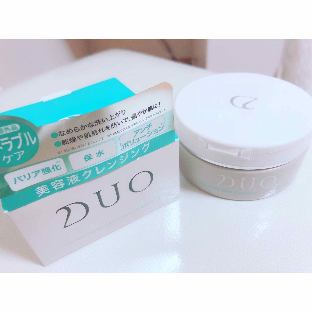 デュオ ザ 薬用クレンジングバーム バリア【医薬部外品】/DUO/クレンジングバームを使ったクチコミ(1枚目)