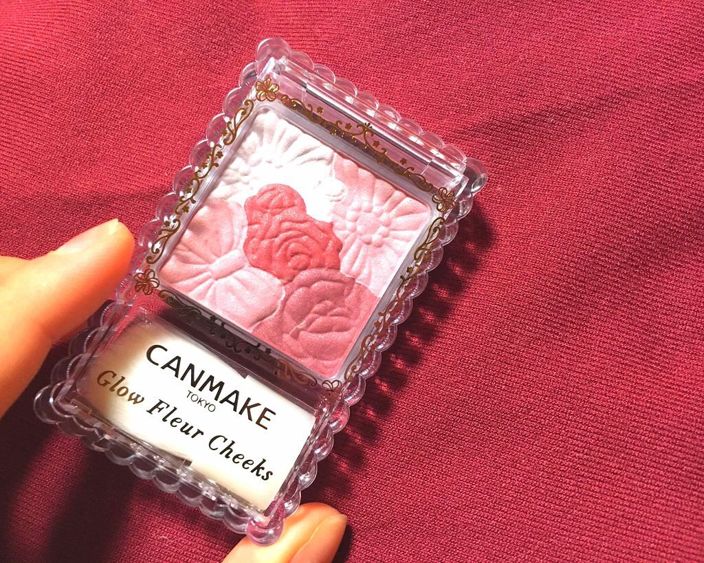 グロウフルールチークス/キャンメイク/パウダーチークを使ったクチコミ（1枚目）