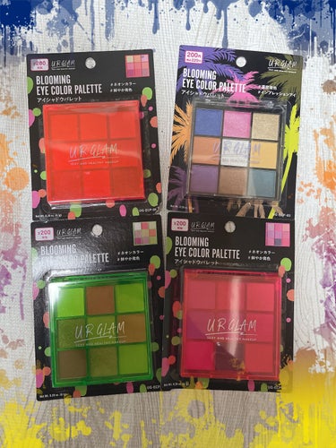 UR GLAM　BLOOMING EYE COLOR PALETTE/U R GLAM/パウダーアイシャドウを使ったクチコミ（1枚目）