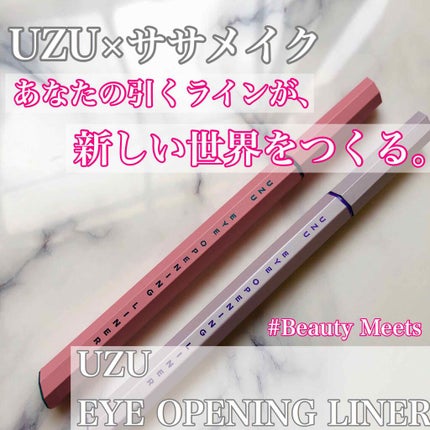 EYE OPENING LINER/UZU BY FLOWFUSHI/リキッドアイライナーを使ったクチコミ(1枚目)