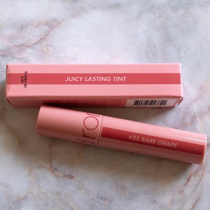 ジューシーラスティングティント/rom&nd/リップティントを使ったクチコミ(1枚目)