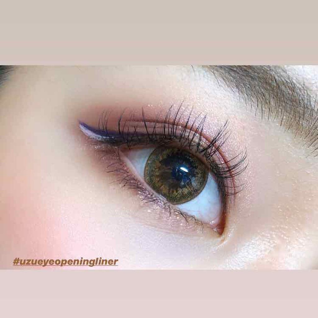EYE OPENING LINER/UZU BY FLOWFUSHI/リキッドアイライナーを使ったクチコミ(1枚目)