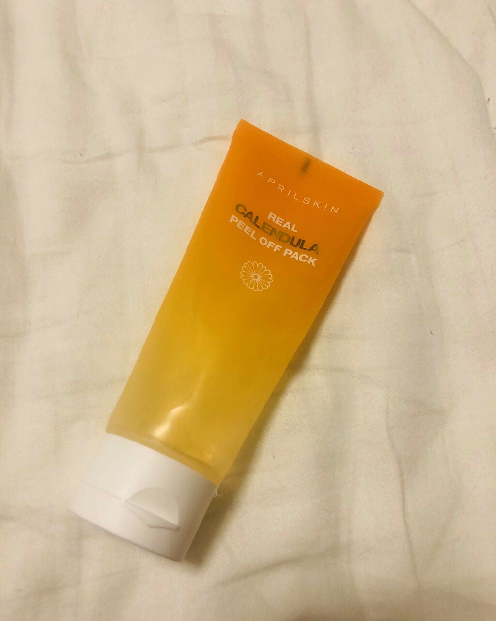 リアルカレンデュラピールオフパック/APRILSKIN/ピーリングを使ったクチコミ(1枚目)